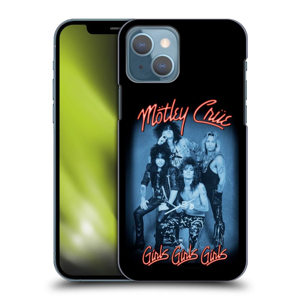 MOTLEY CRUE モトリークルー (来日 40周年 ) - Girls Neon ハード case / Apple iPhoneケース - PGS